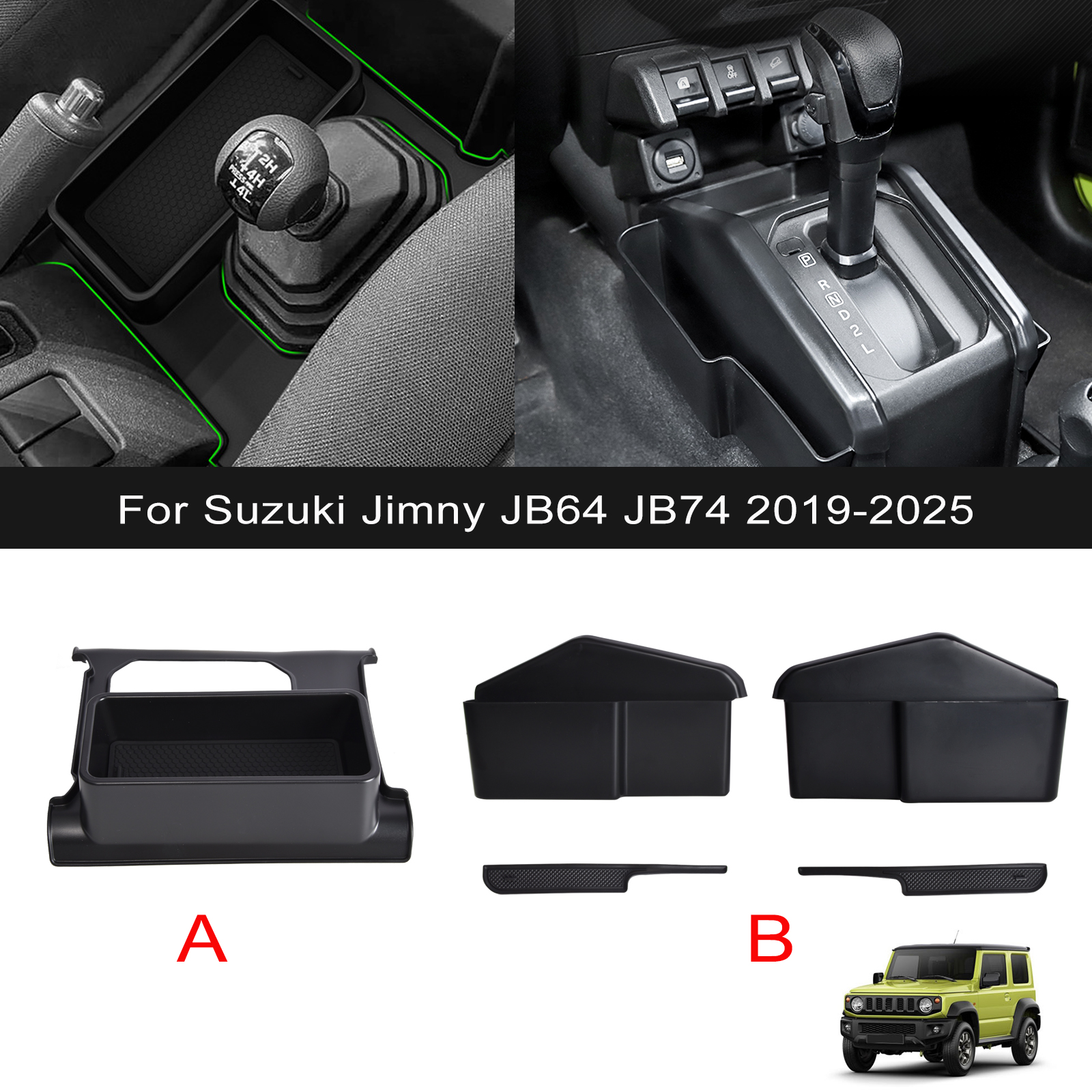 Phone Accessories Crochet - Car Gear Shift Side Storage Box