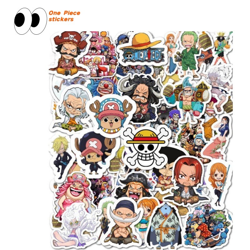 Phone Accessories Supplier - Cartoon anime One Piece notebook sticker