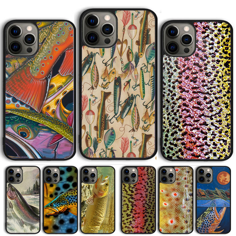 Phone Accessories Logo - Brown Trout Fly Fishing Phone Case