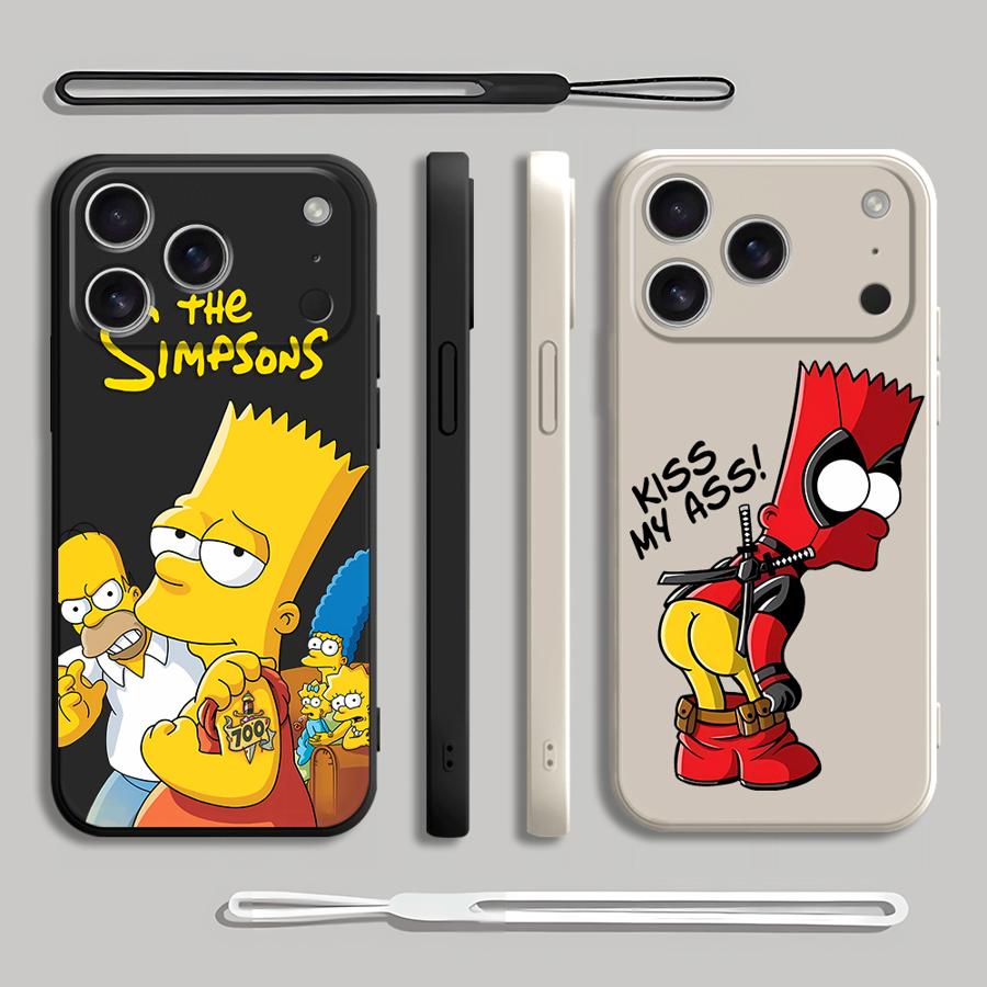 Red Bart Simpson Phone Cover C - Phone Accessories Logo recension och pris