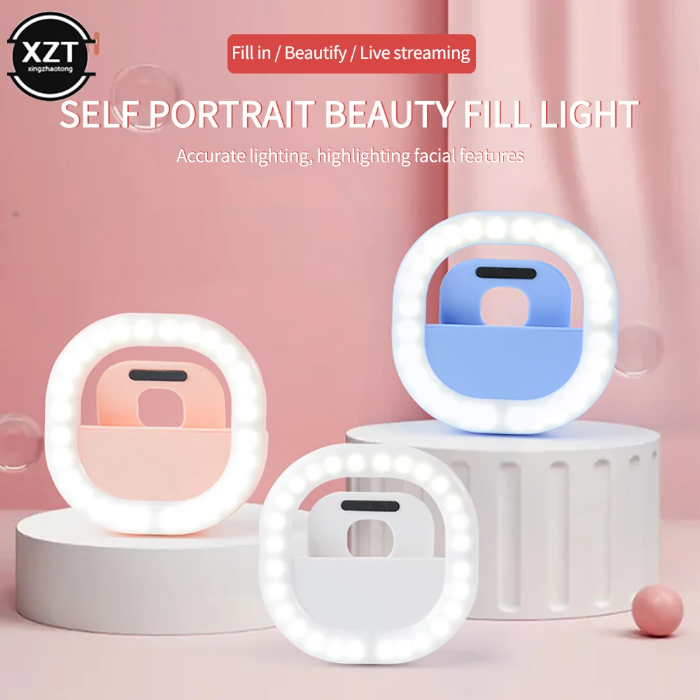 Mobile Phone LED Ring Fill Lig - Led Strip Selfie recension och pris