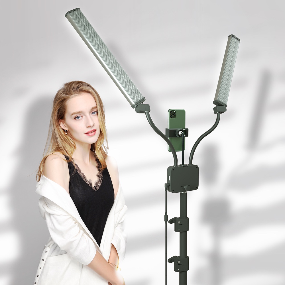 45W LED Video Light Double Arm - Led Strip Selfie recension och pris