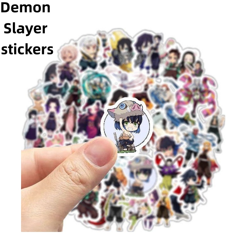 Demon Slayer stickers, cartoon - Phone Accessories Supplier recension och pris