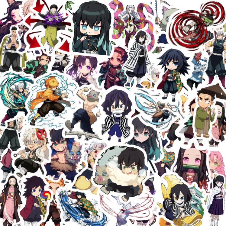 Demon Slayer stickers, cartoon - Phone Accessories Supplier recension och pris