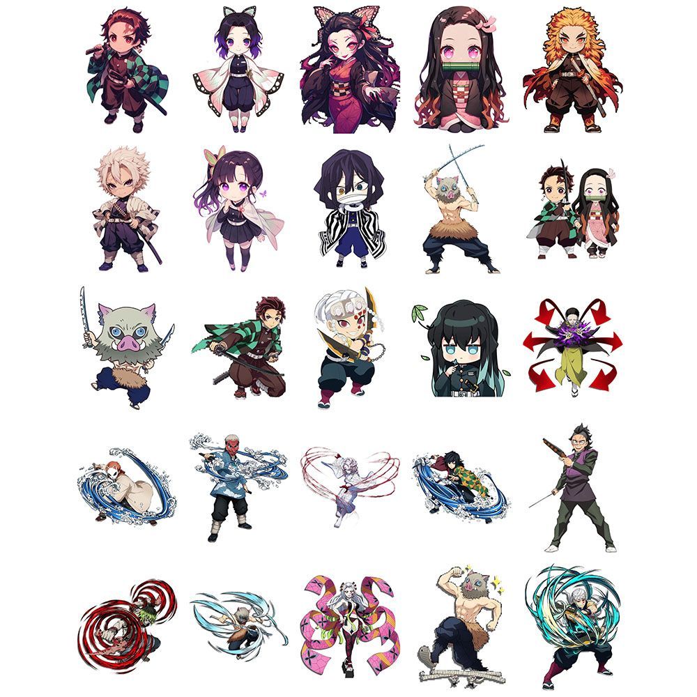 Demon Slayer stickers, cartoon - Phone Accessories Supplier recension och pris