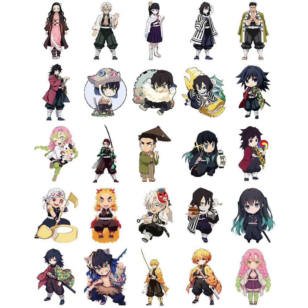 Demon Slayer stickers, cartoon - Phone Accessories Supplier recension och pris