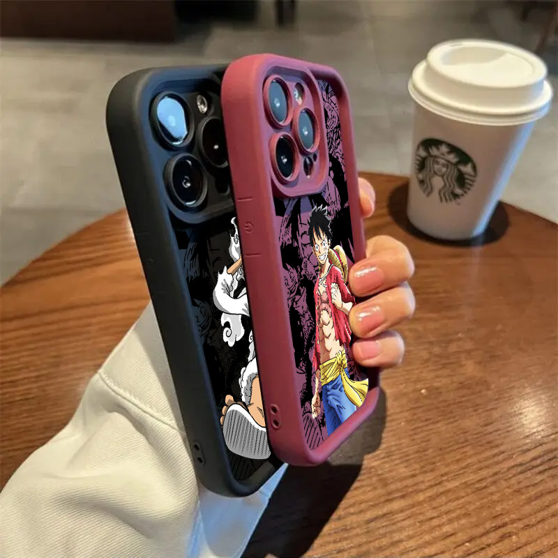 Cartoon One Pieces Luffy Soft  - Phone Accessories Logo recension och pris