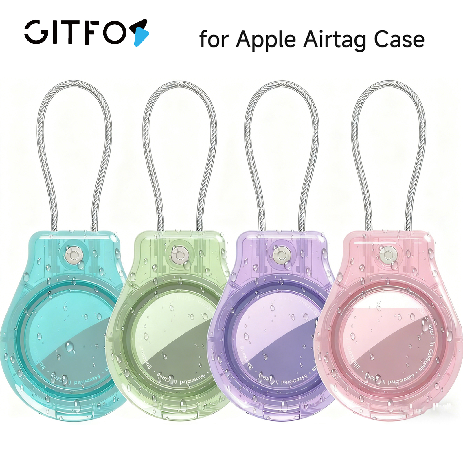 GITFOS Waterproof AirTag Case  - Airtag Holder Case recension och pris
