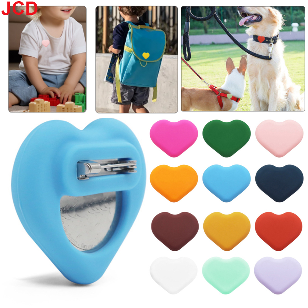 1pc Heart-shaped Silicone Prot - Airtag Holder Case recension och pris