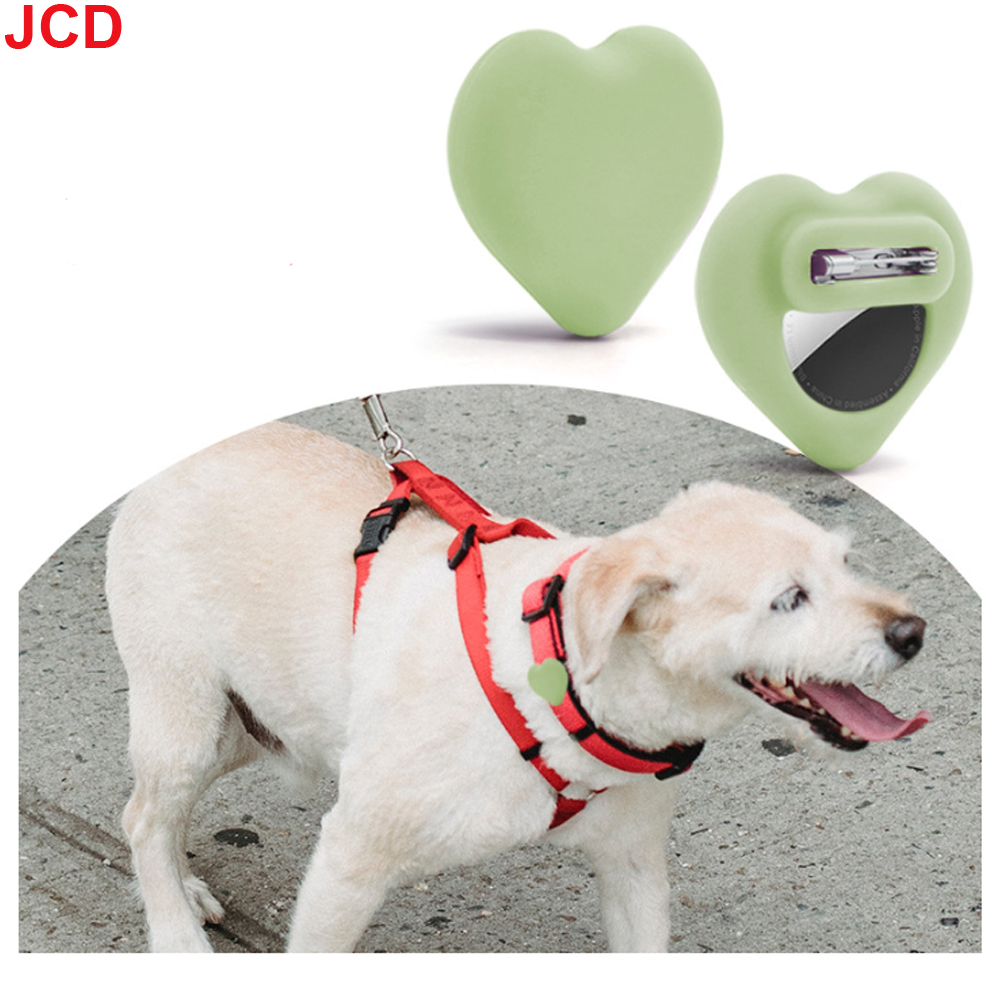 1pc Heart-shaped Silicone Prot - Airtag Holder Case recension och pris