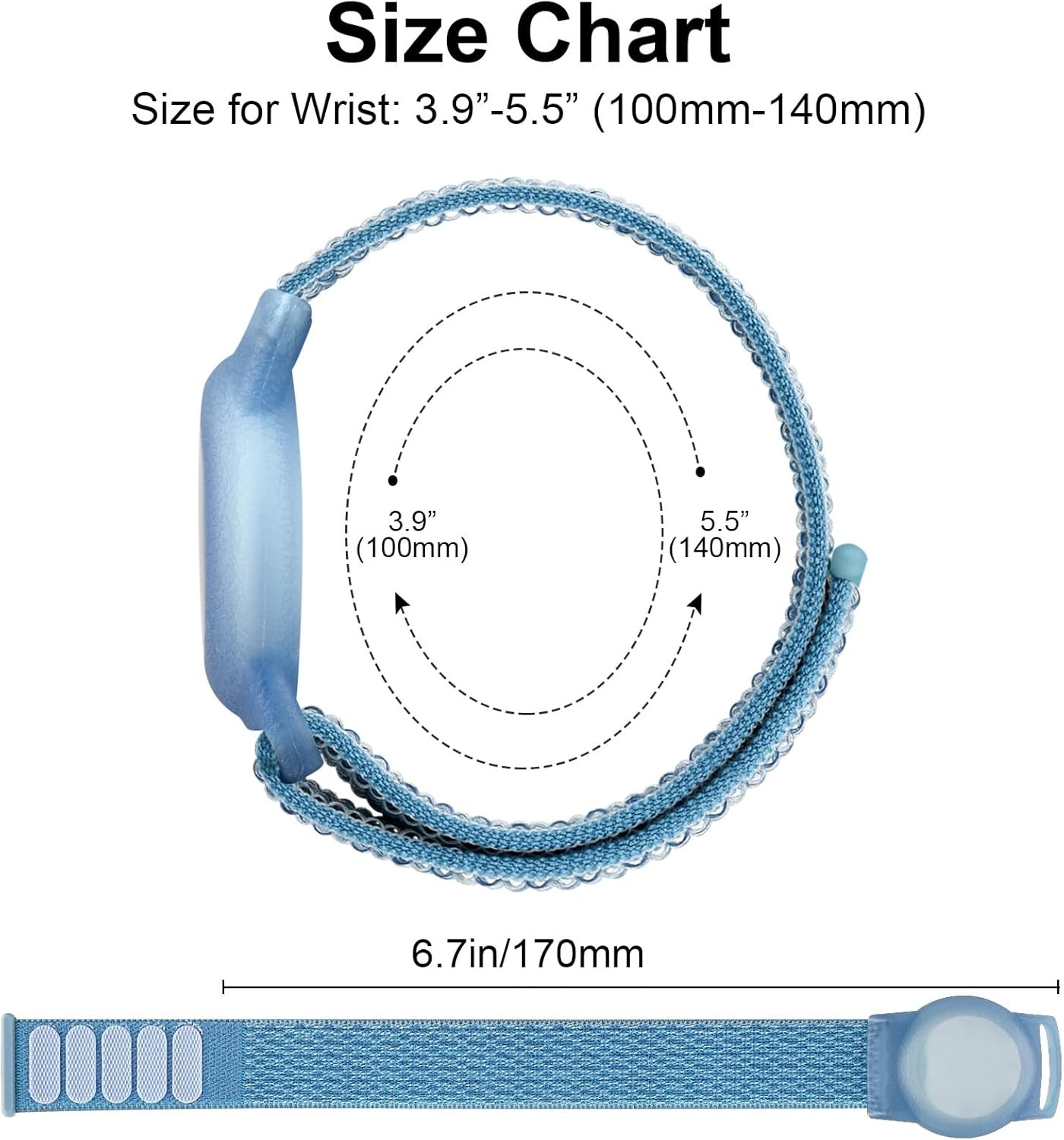 Nylon AirTag Bracelet for Kids - Airtag Holder Case recension och pris