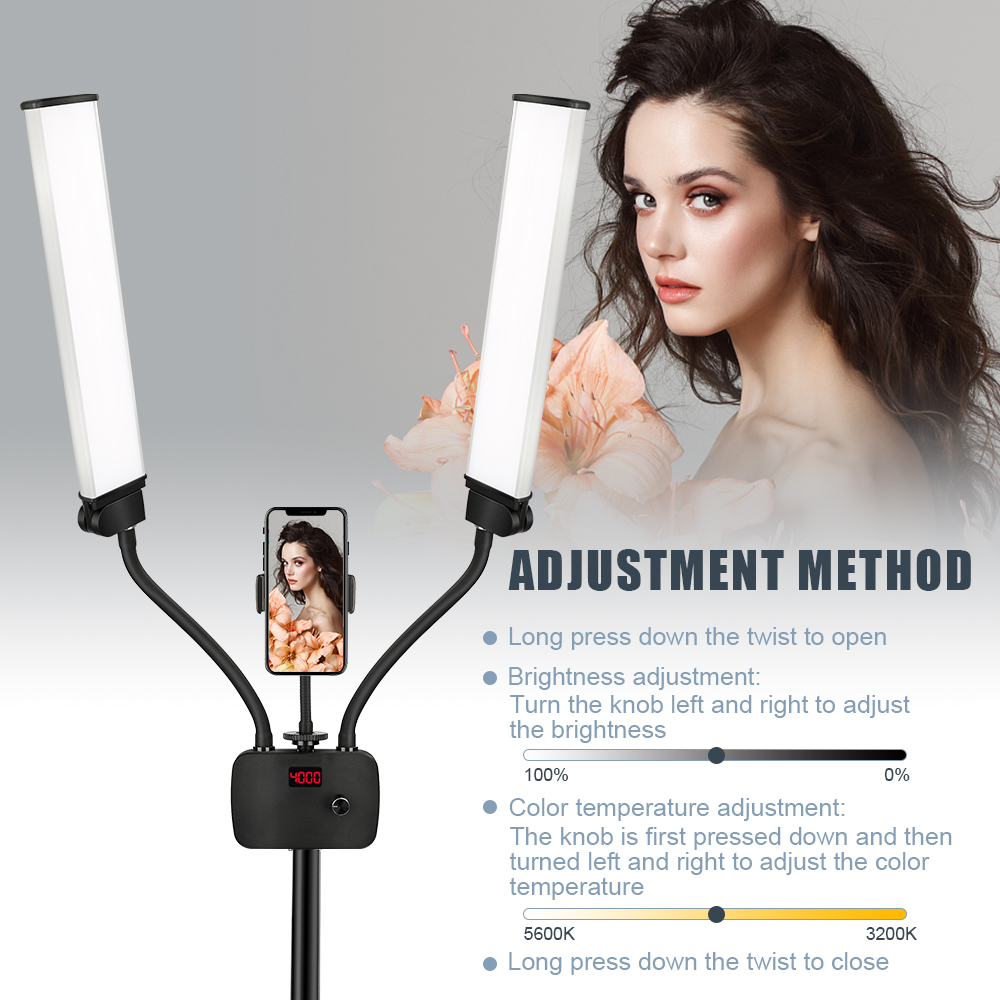 Double Arms LED Fill Light Pho - Led Strip Selfie recension och pris