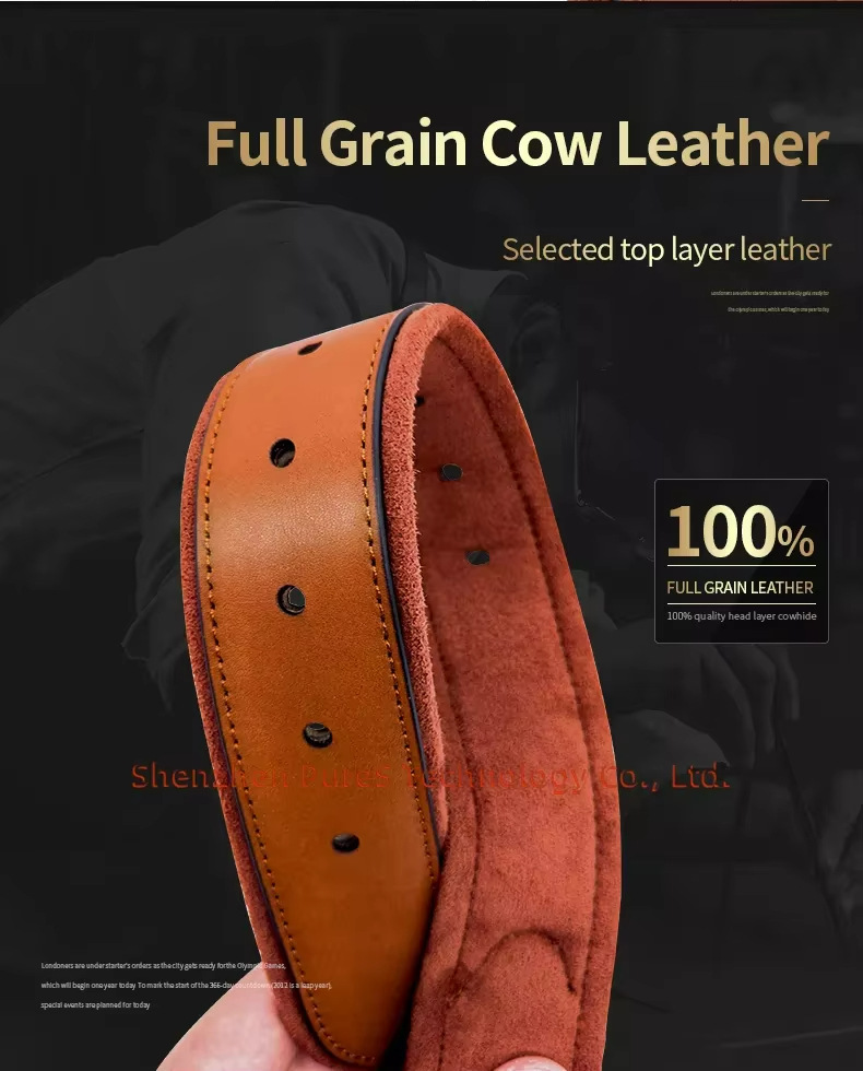 Leather Dog Collar with Tracke - Airtag Holder Case recension och pris