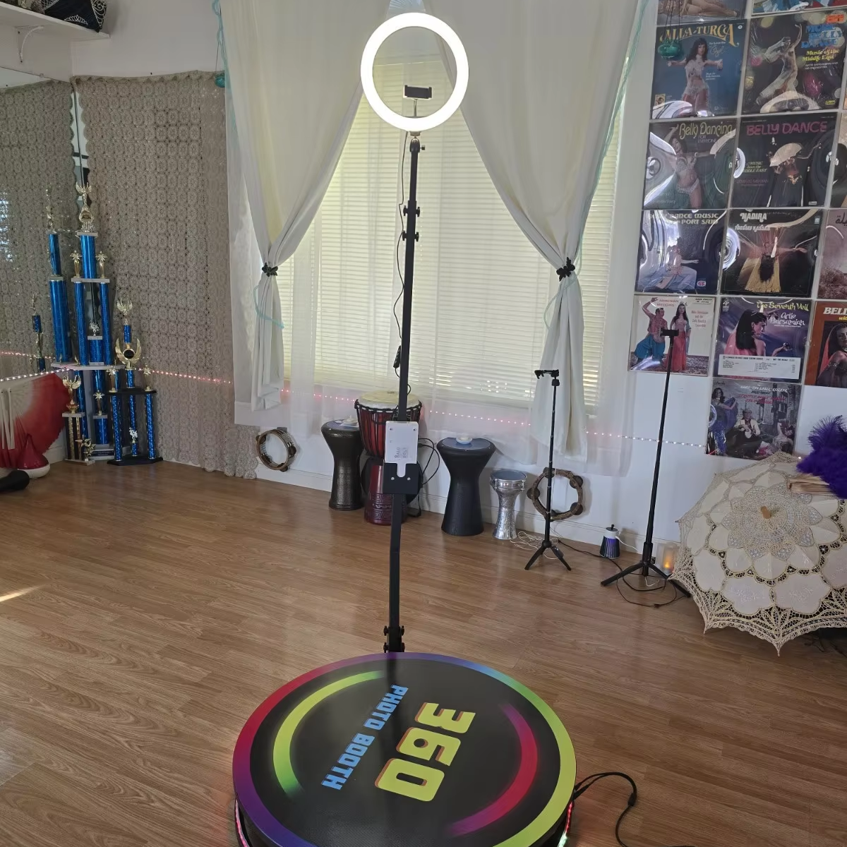 80cm 360° Selfie Photo Booth w - Led Strip Selfie recension och pris