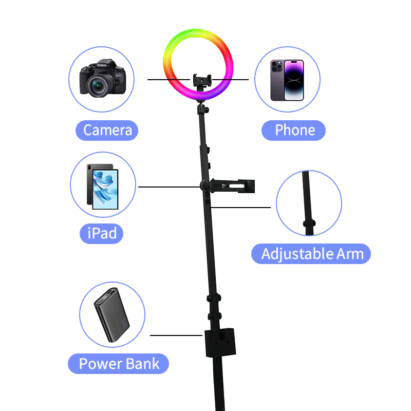 80cm 360° Selfie Photo Booth w - Led Strip Selfie recension och pris