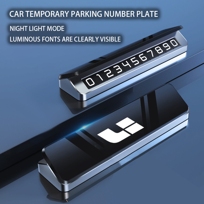 Car Metal Mobile Phone Number  - Phone Accessories Logo recension och pris