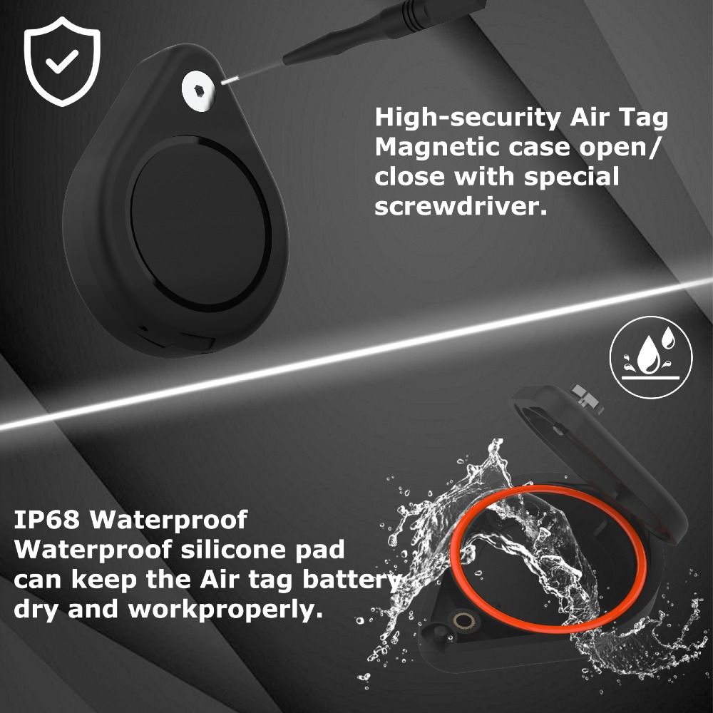 Waterproof Magnetic Protective - Airtag Holder Case recension och pris