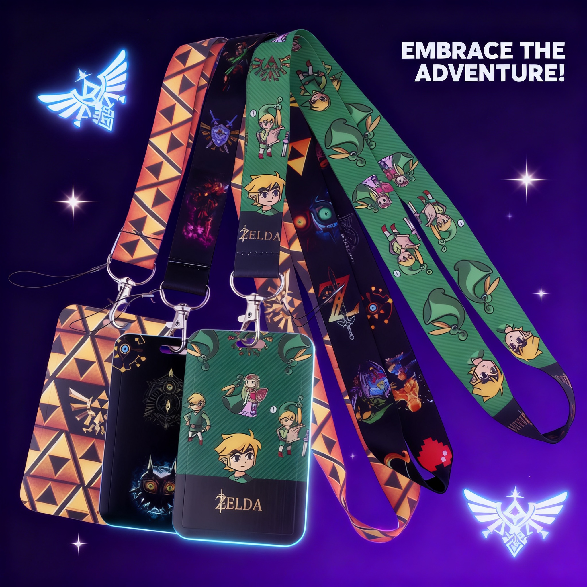 Cartoon Game Lanyards for Key  - Phone Accessories Crochet recension och pris